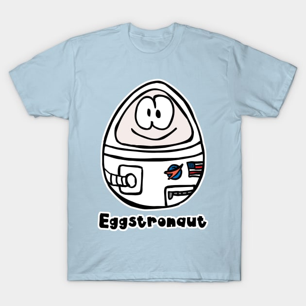 Eggstronaut - The Astronaut Egg T-Shirt by GoodEggWorld
